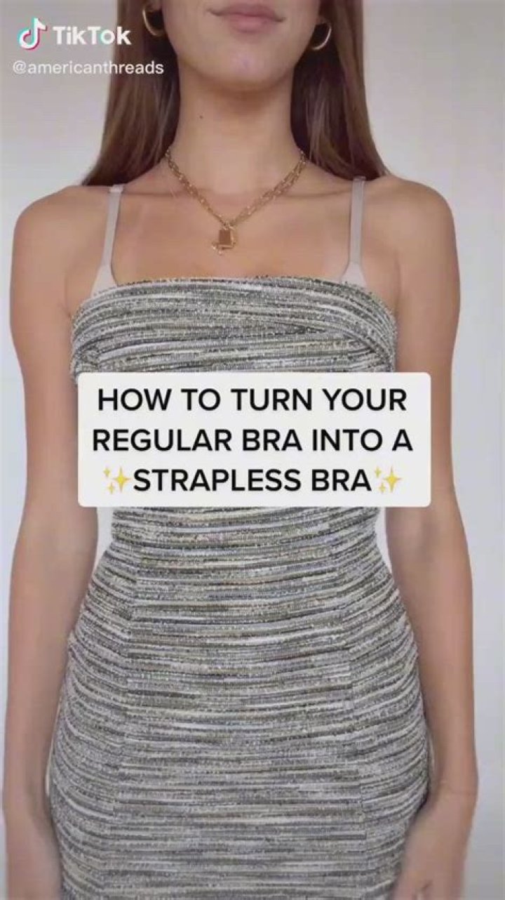 10 Hacks For Wearing A Strapless Dress That Don't Involve A Strapless Bra
