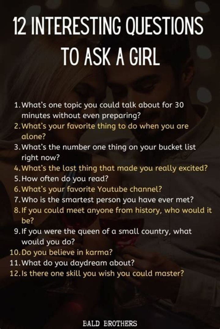 114 Best Questions To Ask A Girl To Know Her Better in 2024