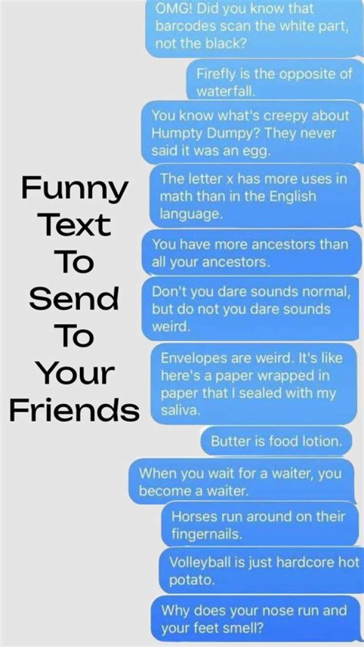 13 Funny Prank Texts To Send To Friends