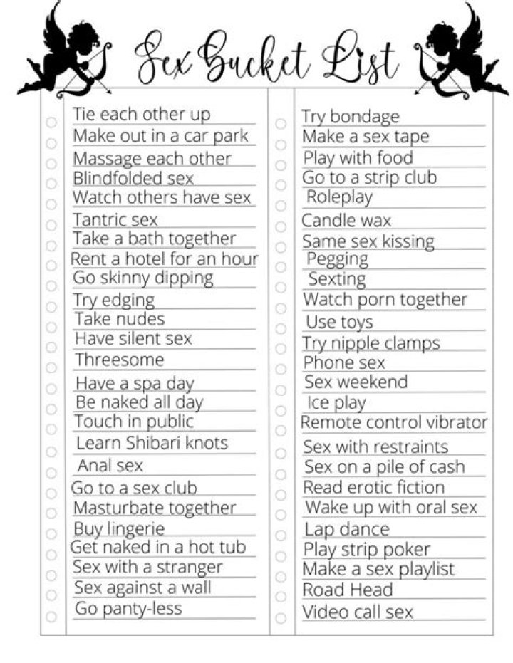 13 Sex Bucket List Ideas To Spice Things Up