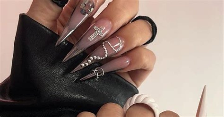 13 Soft Goth Nail Designs Wednesday Addams Would Love