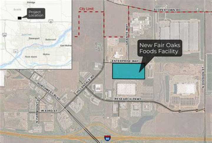 $134-million food production facility coming to Davenport