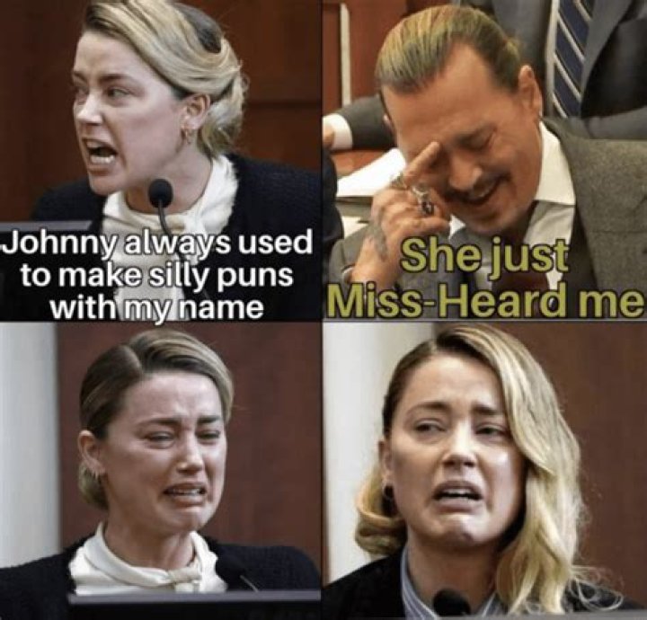 20 Best Johnny Depp vs. Amber Heard Memes