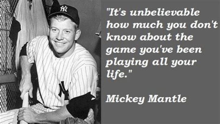 25 Inspiring Mickey Mantle Quotes