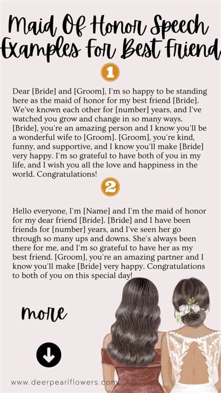 8 Maid Of Honor Speech Ideas That Are Sweet, Funny, And Will Leave Guests Wanting More
