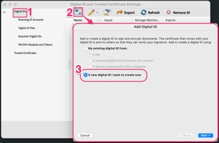 Adobe PDF Digital ID Signature