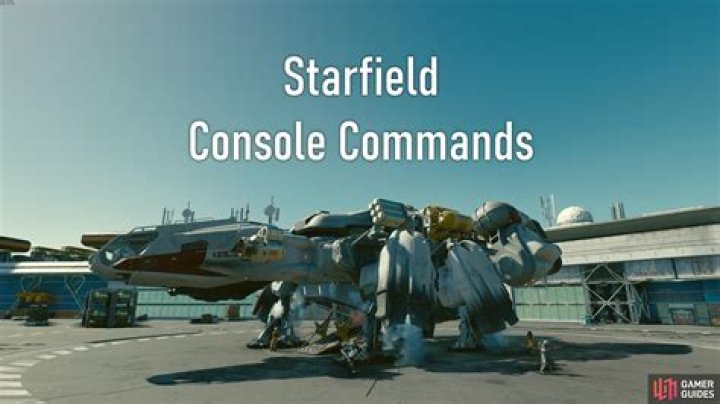 All Starfield cheats and console commands