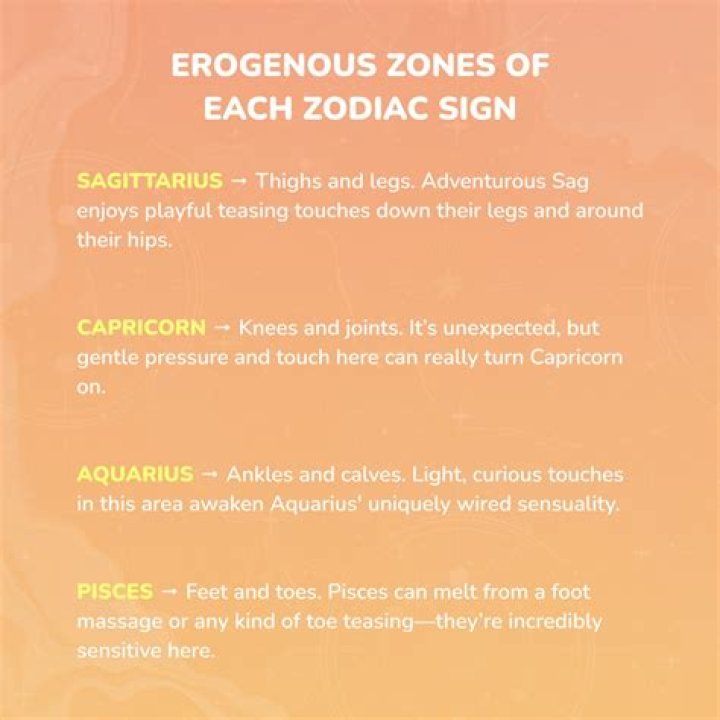 Aquarius' Erogenous Zones, According To Astrologers