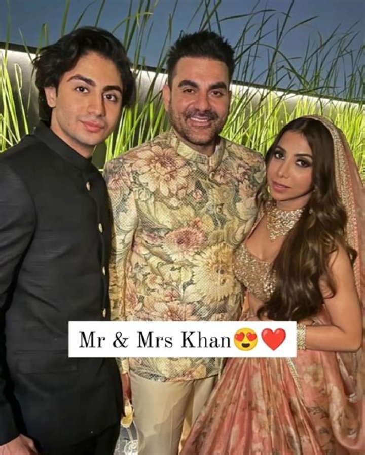 Arbaaz Khan and Sshura Khan look dreamy as they share official wedding photos; 'Need all your blessings'