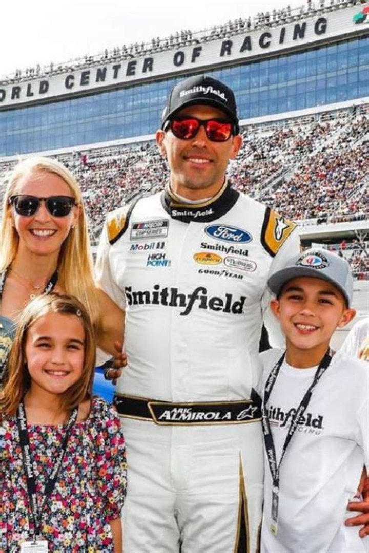 Aric Almirola Wife Janice Almirola Is Mom Of Two