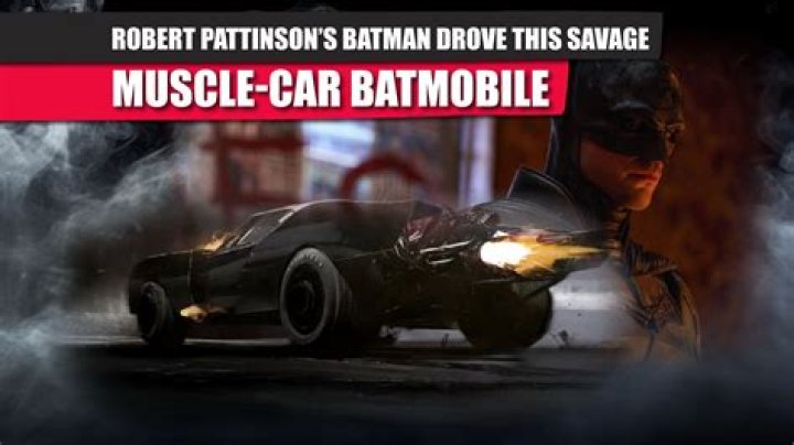 Batmobile revealed for Robert Pattinson's The Batman
