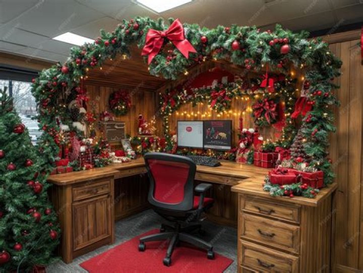 Beauty fans are getting in to the festive spirit by decorating their hair like Christmas trees