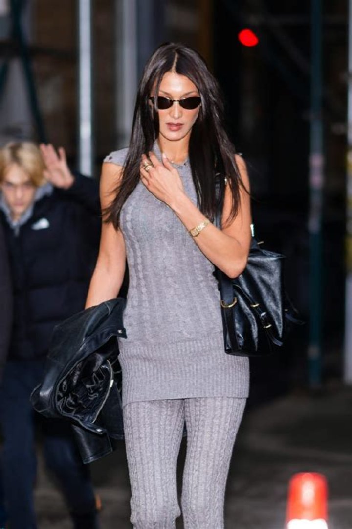 Bella Hadid Just Brought Back 2000's Ugliest Sweater & Looked So Chic