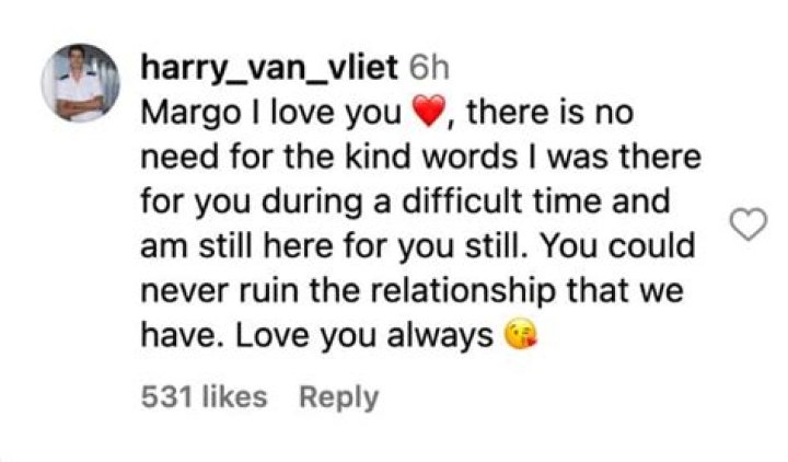 Below Deck Down Under star Margot thanks Harry for ‘putting up with my crap’ in heartfelt message