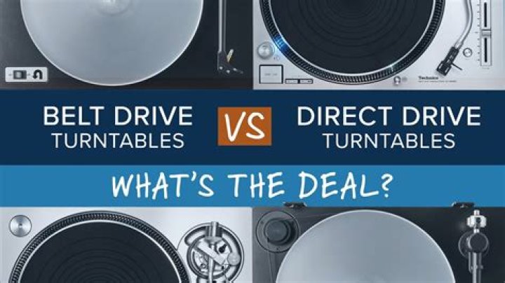 Belt-Drive vs. Direct-Drive Turntables: What's the Difference?