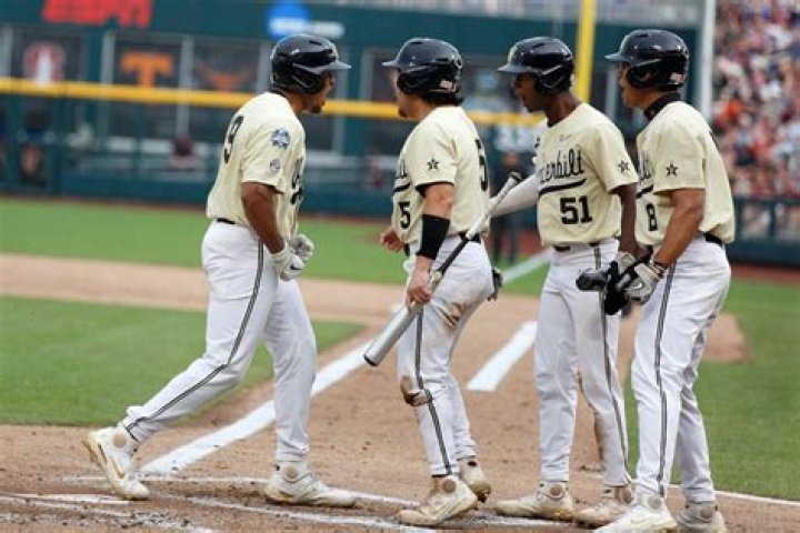 Big 1st inning sends Vandy past MSU 8-2 in CWS finals opener