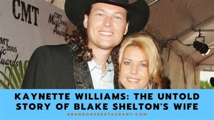 Blake Shelton’s ex-wife Kaynette Williams | Wiki/Bio, Age, Net Worth, Pictures and Divorce Story