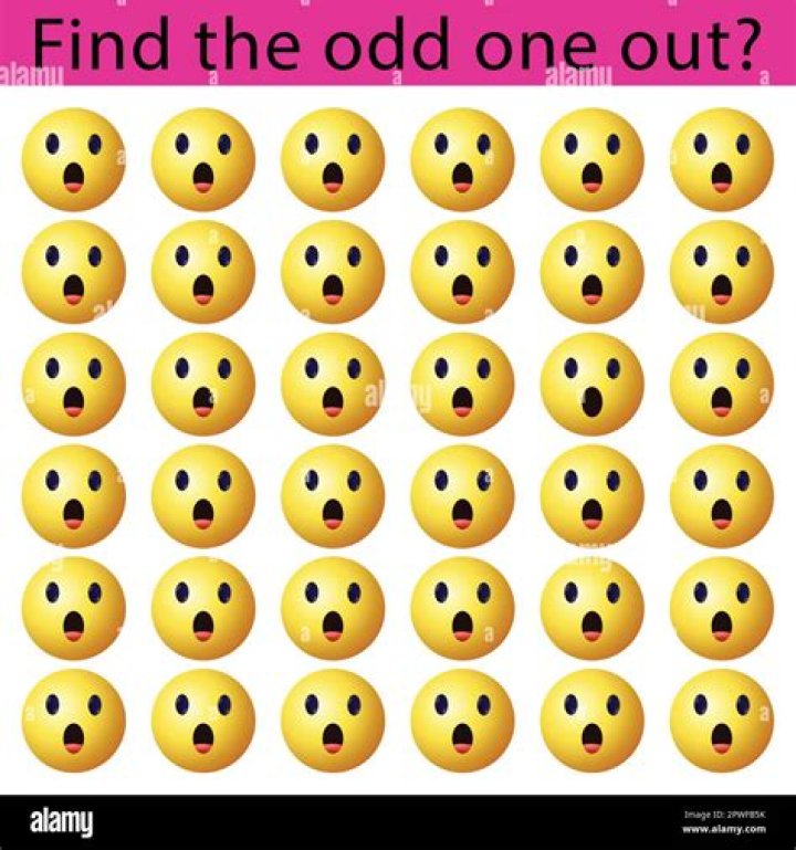 Brain Teaser – If You Have Sharp Eyes Find The Odd Emoji In This Puzzle In 18 Secs