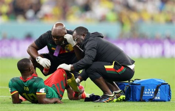 Cameroon doctor ‘instantly becomes a meme’ after embarrassing wardrobe malfunction in World Cup win over Brazil