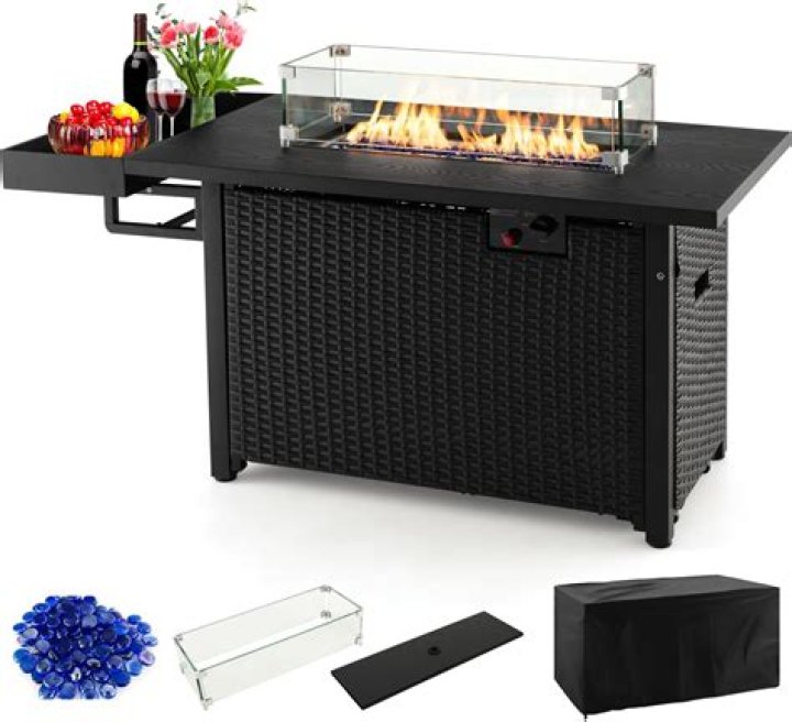 Can you cook on a gas fire pit table?