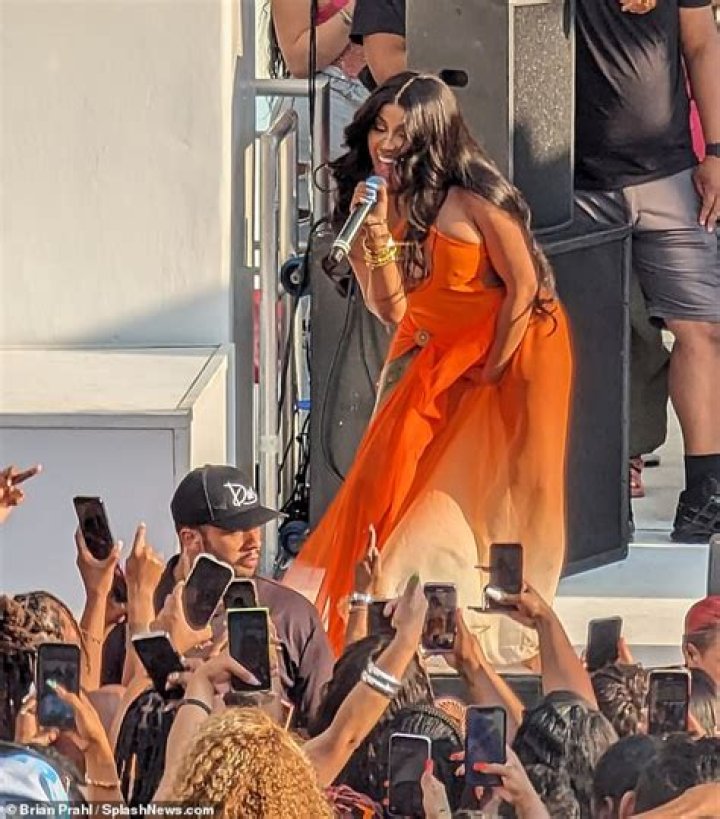 Cardi B Throws Microphone at Woman Who Threw a Drink at Her