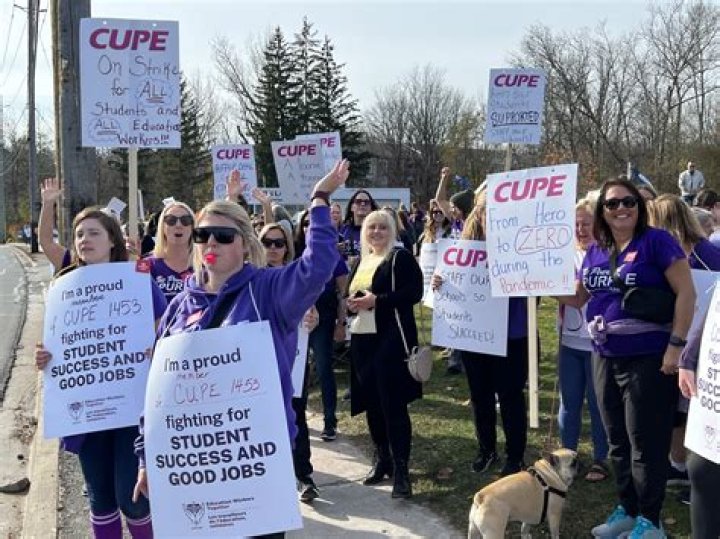 Case New Holland workers strike in Burlington