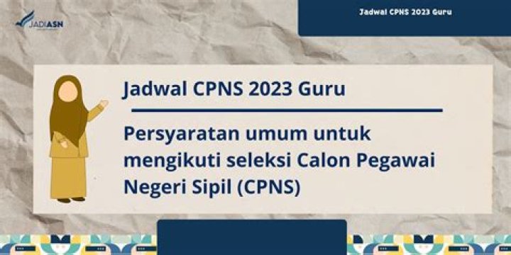 Catat, Ini Jadwal CPNS 2023