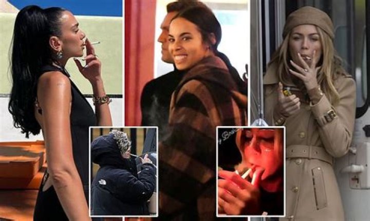 Celebrities Who Smoke Cigarettes