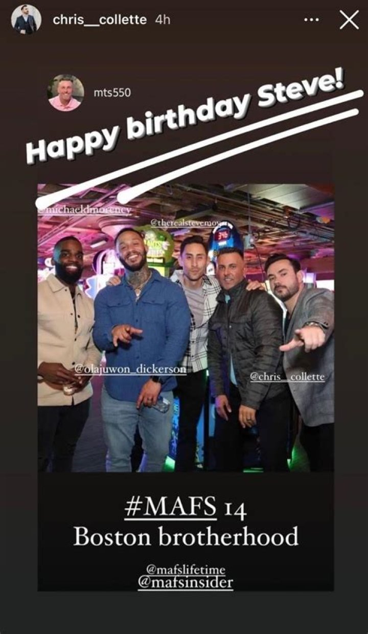 Chris Collette wishes Steve Moy a happy birthday and calls MAFS Season 14 husbands a ‘brotherhood’  
