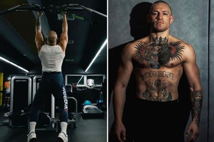 Conor McGregor looks hench showing off bulging arms and shoulders ahead of UFC comeback against Dustin Poirier