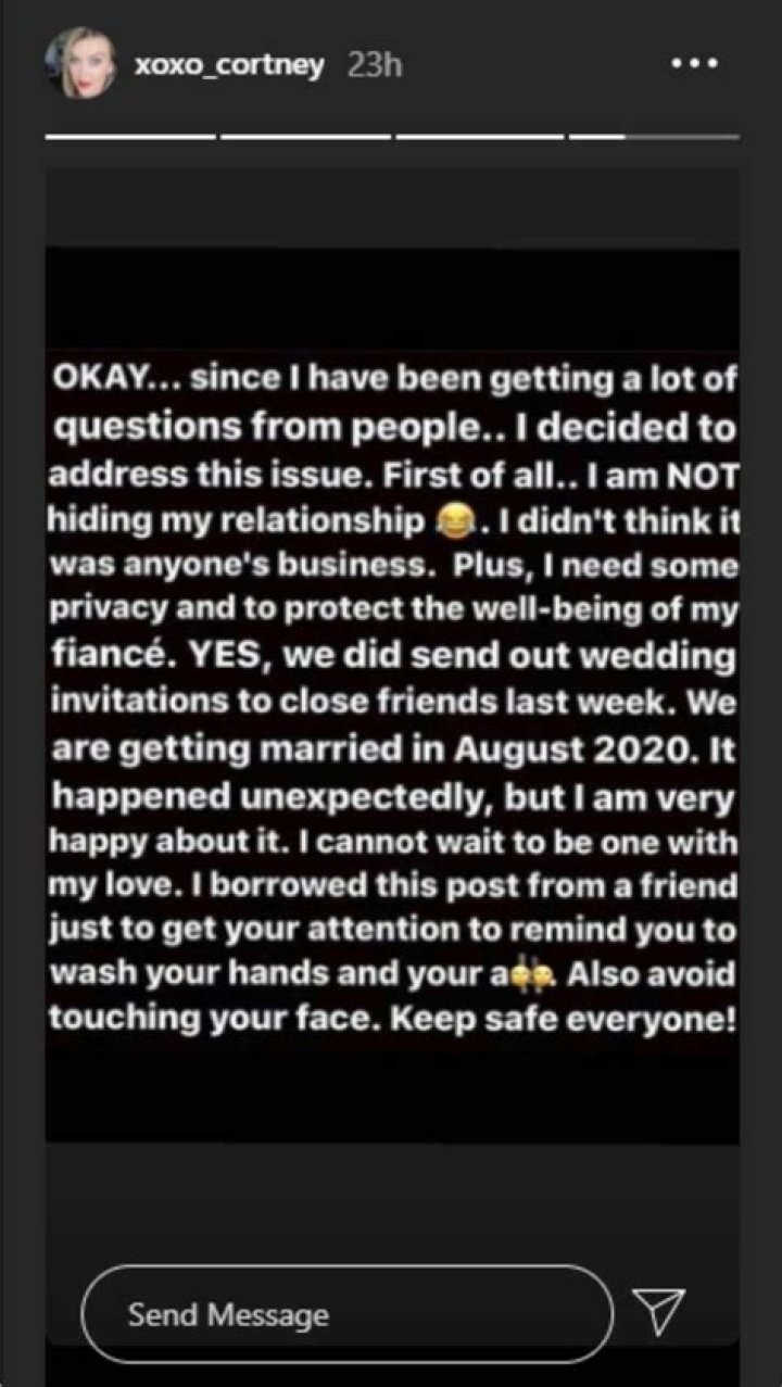Cortney Reardanz admits she is engaged, getting married in August to boyfriend Andy seen on 90 Day Fiance: Self-Quarantined