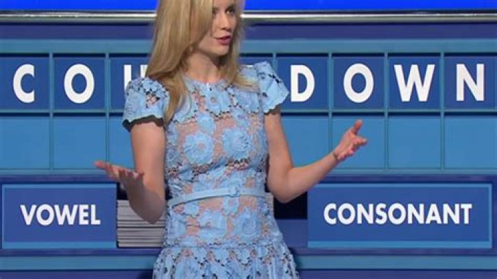 Countdown's Rachel Riley dazzles fans in nude illusion lace dress on Channel 4 gameshow