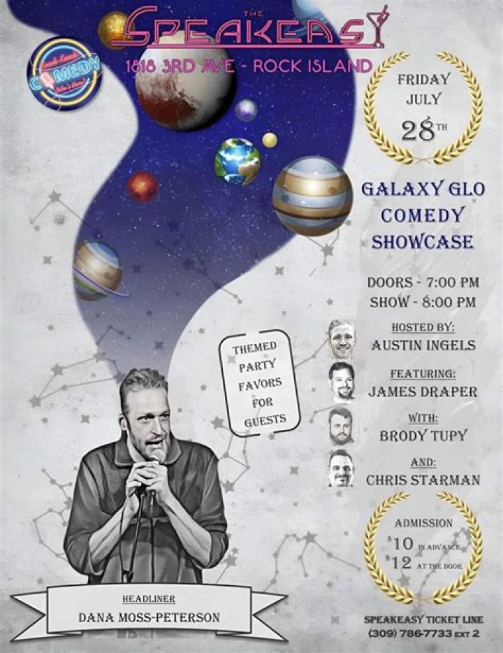 Dana Moss-Peterson makes headliner debut at Galaxy Glow Comedy show at Circa 21 Speakeasy