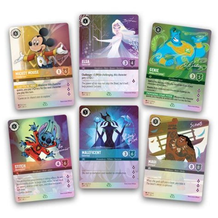 Disney Lorcana Announces Disney100 Limited Edition Set, With Cards Illustrated by Disney Animators