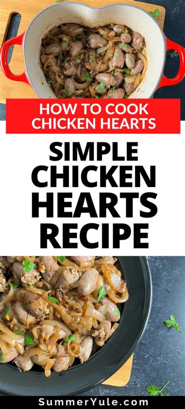 Do you have to clean chicken hearts before cooking?