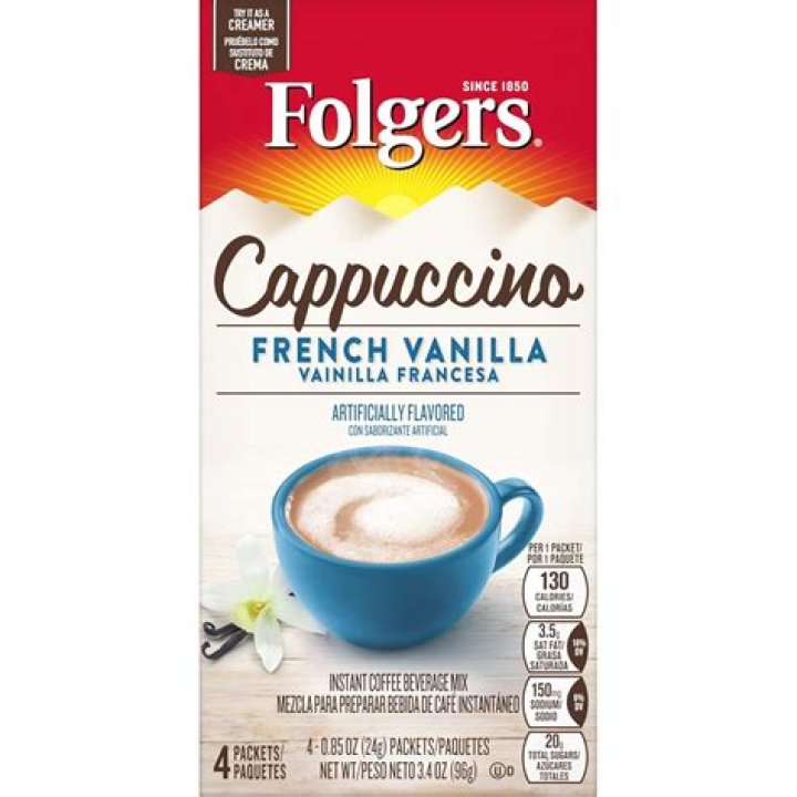 Does Folgers French Vanilla Cappuccino Mix have caffeine?
