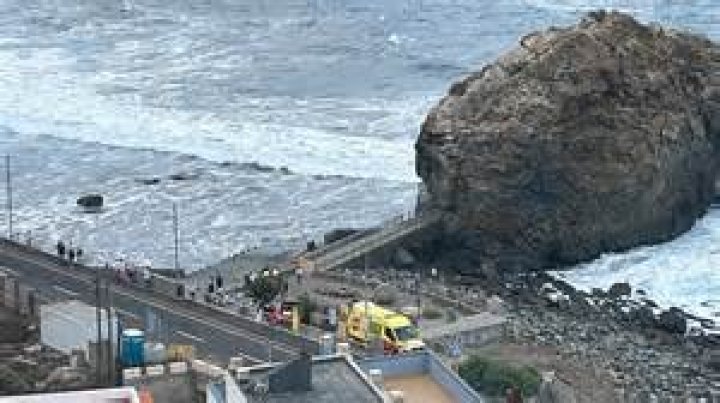 Eight tourists forced to spend the night in CAVE after Tenerife storms trap them at foot of famous beauty spot