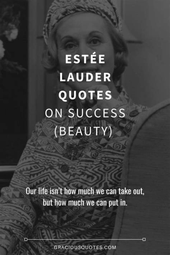 Estée Lauder - Makeup, Family & Quotes