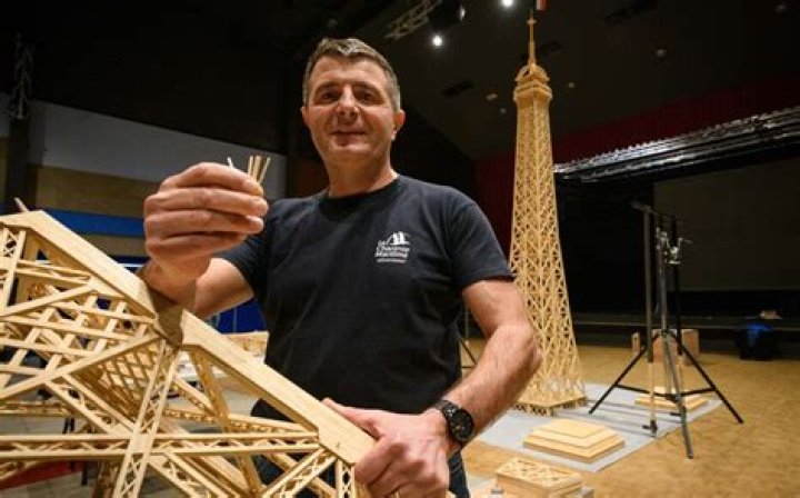 Frenchman’s 8-year effort to build Eiffel Tower from matchsticks goes in vein; world record denied