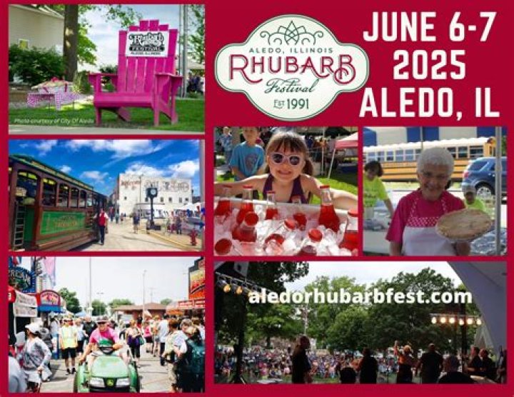 Get a taste of summer with the Aledo Rhubarb Festival