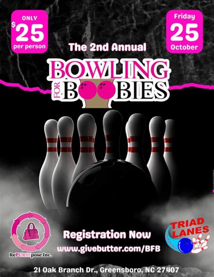 Go 4 It: Bowling for Boobies event on October 21