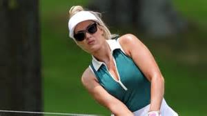Golfer Paige Spiranac insists 34DD boobs are real but fluctuate in size as she claims her chest helps her play – The Sun