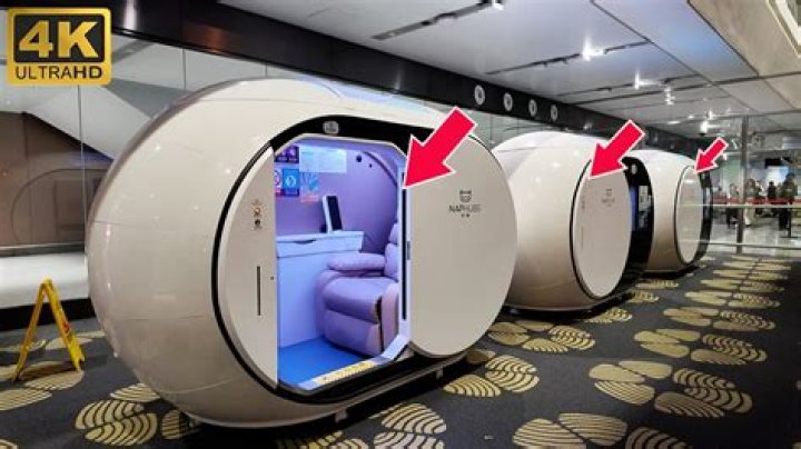 GoSleep pods for travellers at Abu Dhabi Airport