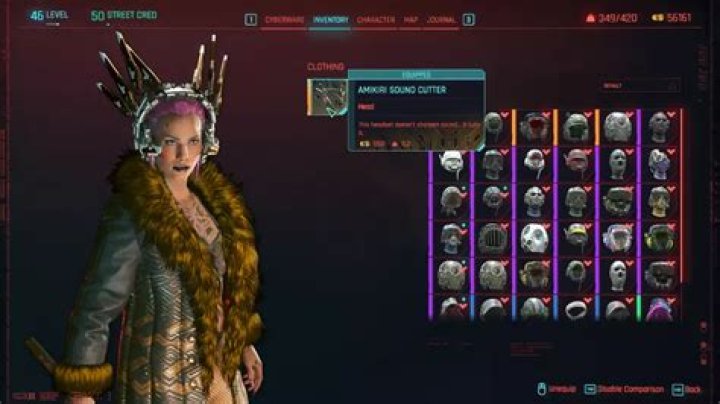 Grimes' Cyberpunk 2077 Character Lizzy Wizzy Fully Revealed
