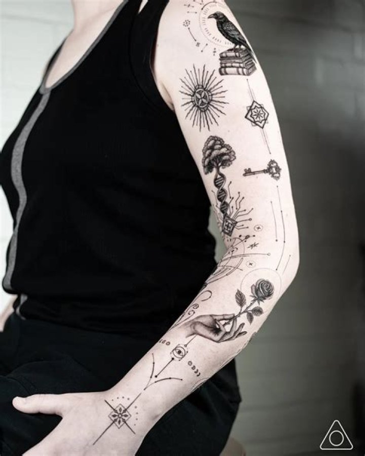 Hawkeye's Edgy Tattoo Sleeve Explained