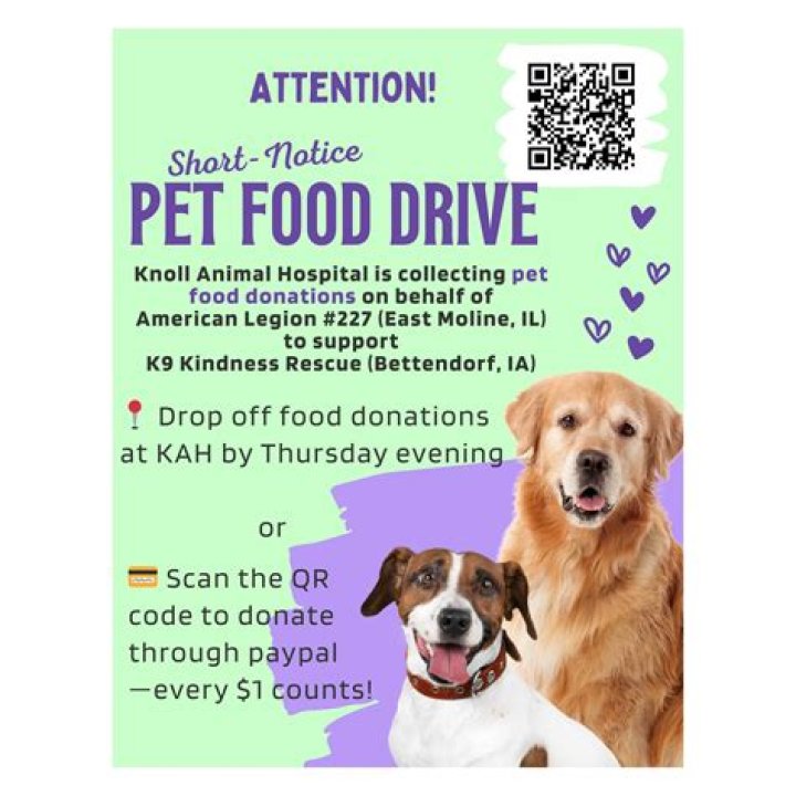 Help K9 Kindness help dogs at LeClaire fundraiser