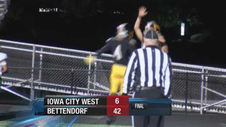 Highlights: Bettendorf 42, Iowa City West 6