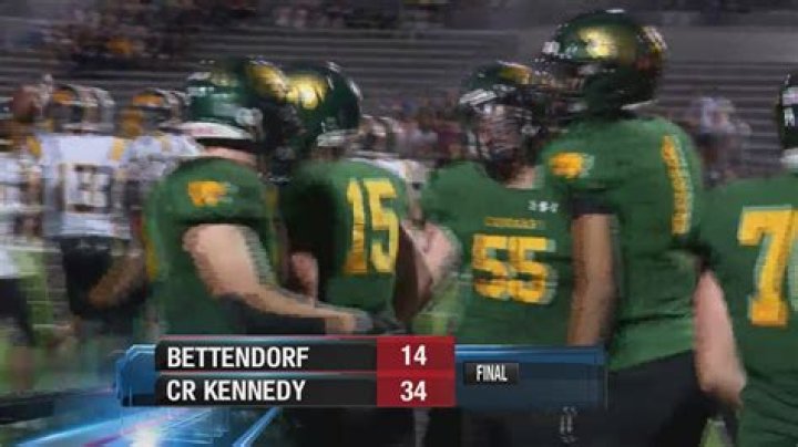 Highlights: Cedar Rapids Kennedy 34, Bettendorf 14