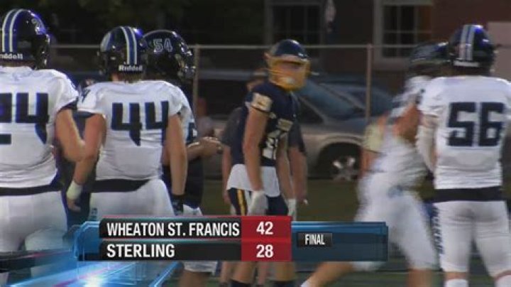 Highlights: Wheaton St. Francis 42, Sterling 28