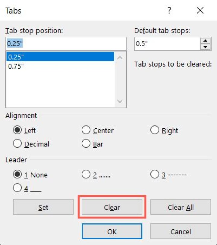 How to Add, Edit, and Remove Tab Stops in Microsoft Word
